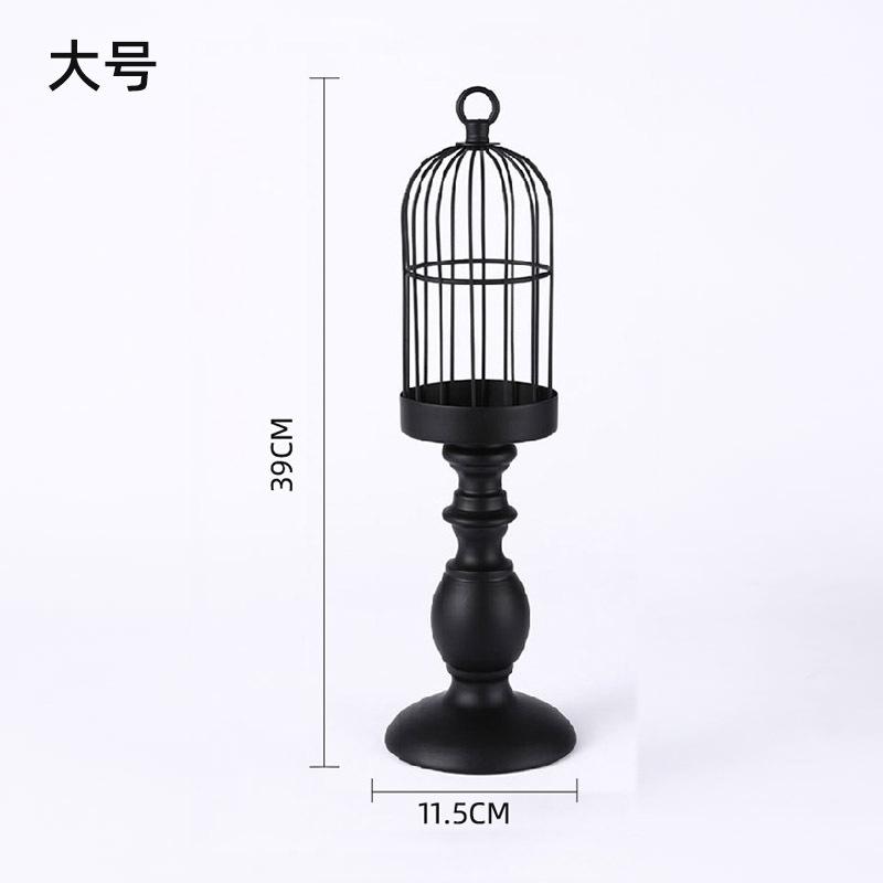 Retro High-end Metal Candlestick Decoration Aromatherapy Candlelight Dinner Family Decoration Props