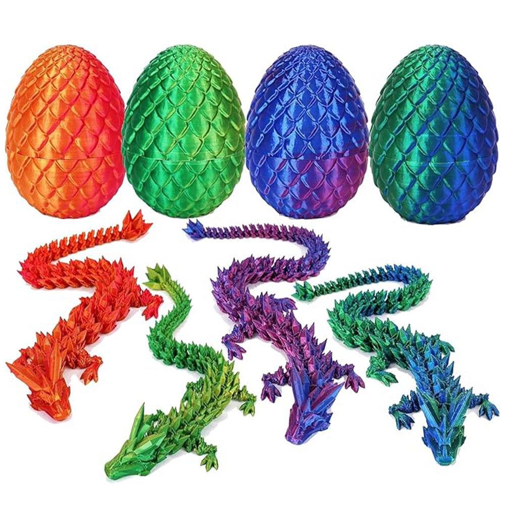 3D Printed Dragon Egg Ornament - Trendy Children's Toy Set