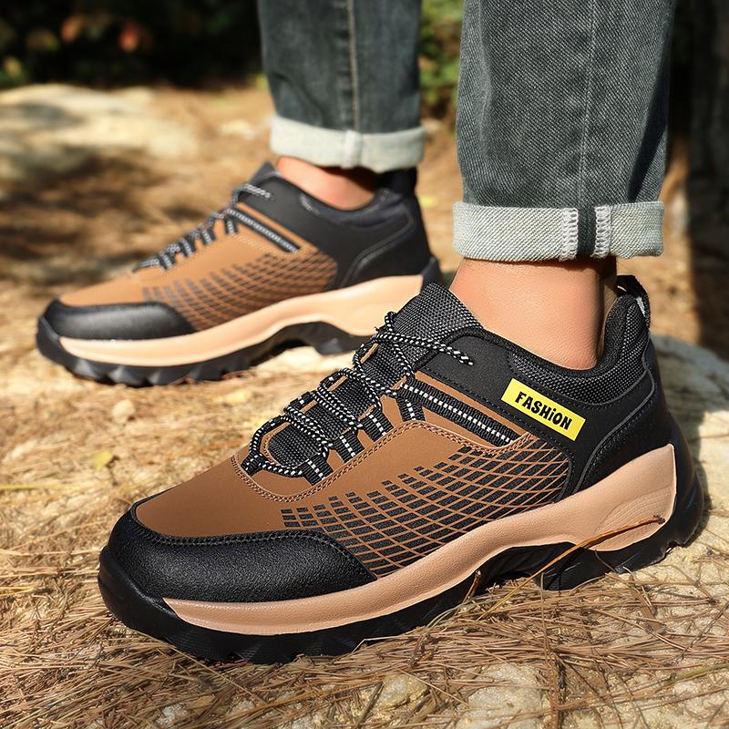 

TUINANLE классические мужские кроссовки для походов на шнуровке мужские спортивные кроссовки для бега трусцой для походов 39 коричневый