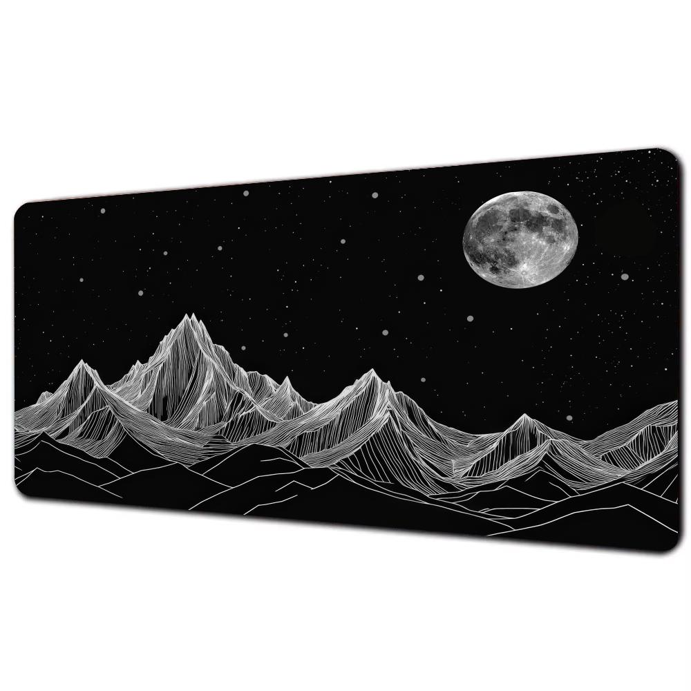 Moonlit Night Scene Mouse Pad Mous Pad Pc Gamer Computer Accessories Mousepad Gaming Laptop Keyboard Carpet Large Desk Mat rug