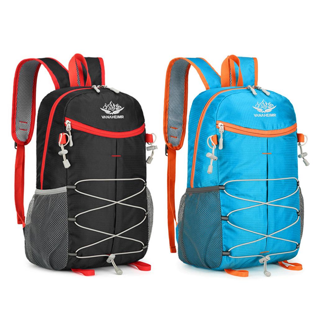 25L Foldable Hiking Backpack - Large Capacity, Lightweight & Rainproof with Reinforced Straps for Travel & Camping