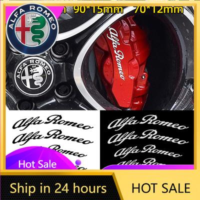 Car Stickers For Alfa Romeo Car Goods Brake Caliper Badge Sticker Decoration Sticker Decal For Alfa Romeo 159 Giulietta Giulia M