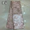 91*130cm Sequin Tulle Lace Fabric High Quality Groom Nigerian Embroidery African Lace Fabric For Diy Sewing Evening Party Dress