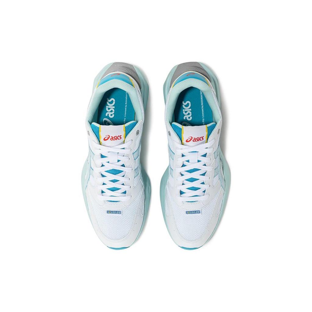 Asics Doraemon X  Tarther Sc Fabric Synthetic Leather Spliced Retro Durable Breathable Lightweight Low-Top Casual Shoes 1203A351-100