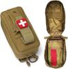 First Aid Kit Medical EDC Pouch Tactical MOLLE Outdoor Medical Bag Waist Bag 1000D Tourniquet Holder