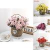 Artificial Silk Chrysanthemum Bouquet For Wedding Decor Home Office Styling