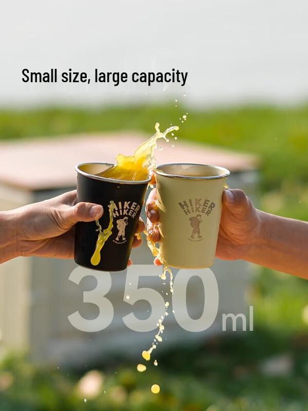 Pelliot HIKER Portable Stainless Steel Folding Outdoor Cup