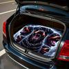 1Pcs Fierce Rottweiler Dog Car Trunk Mat with Anti Slip Cargo Liner Waterproof Rear Storage Protector Floor Mat for SUV Sedan Ve