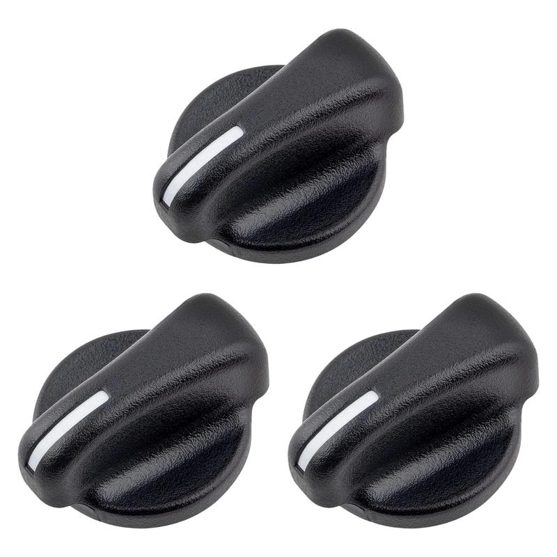 3x Heater and Air Control Knobs Heater Climate Control Knob Portable Maintenance Auto Accessories 5183281AA for Wrangler