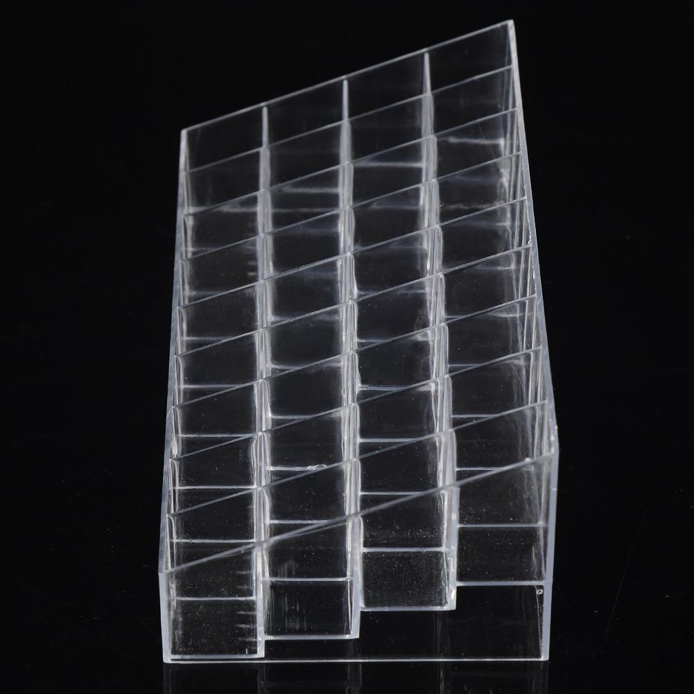 36 Grids Transparent Lipstick Display Case Storage Box Nail Brush Organizer Cosmetic Display