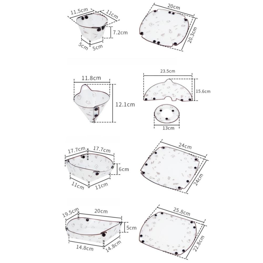 Foldable Bowl Plate Cup Set Lightweight Travel Dishware New Folding Tableware  Outdoor Accessories