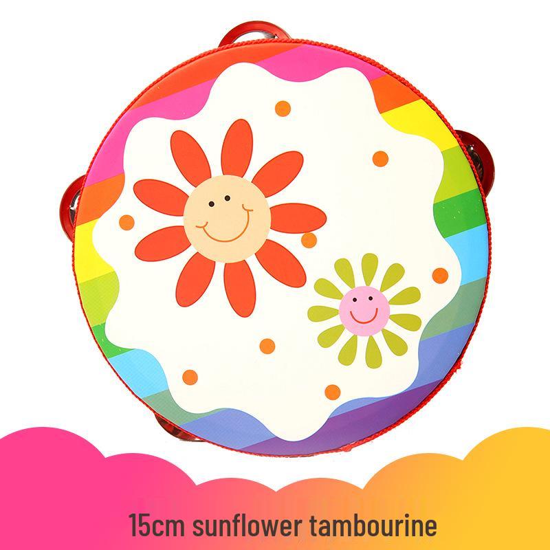 Wooden Tambourine for Early Childhood Music and Dance