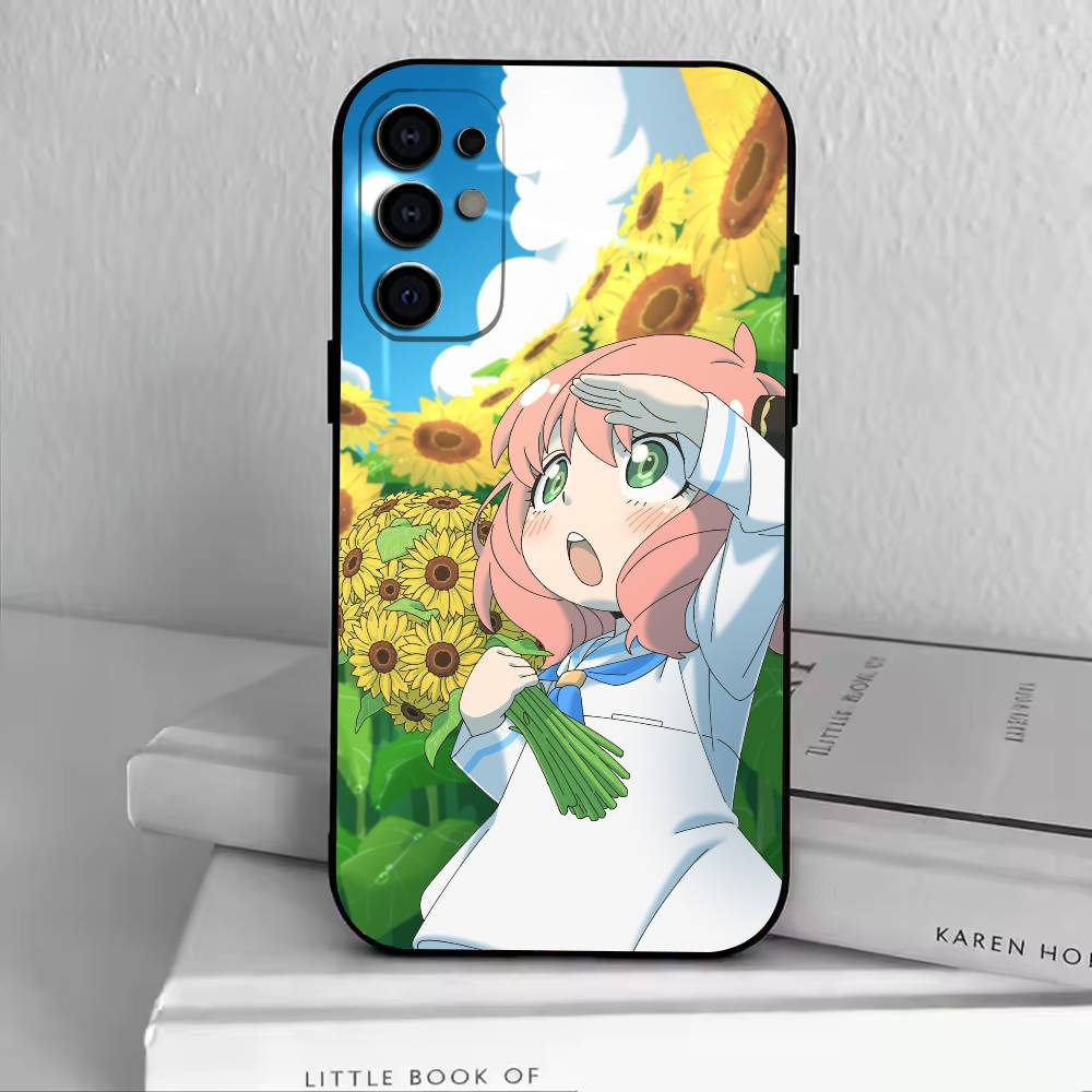 Cute Cute Anya   Phone Case For Samsung S25,S24,S21,S22,S23,S30,Ultra,S20,Plus,Fe,Soft Silicone Black Cover