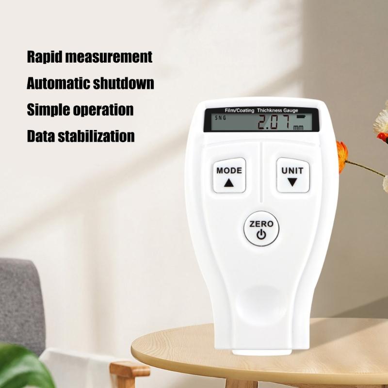 Professional Vehicle Paint Depth Meter Gauge Car Coating Thickness Measurement Tool For Auto Body Inspection Easy To Use