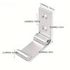 1pcs Heavy-Duty Aluminum Alloy Folding Coat Hooks – Wall-Mounted, Rust-Resistant, for Coats, Towels, Hats, Bags, Gear