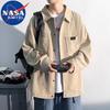 NASA MARVEL Men's Loose-Fit Corduroy Long Sleeve Shirt