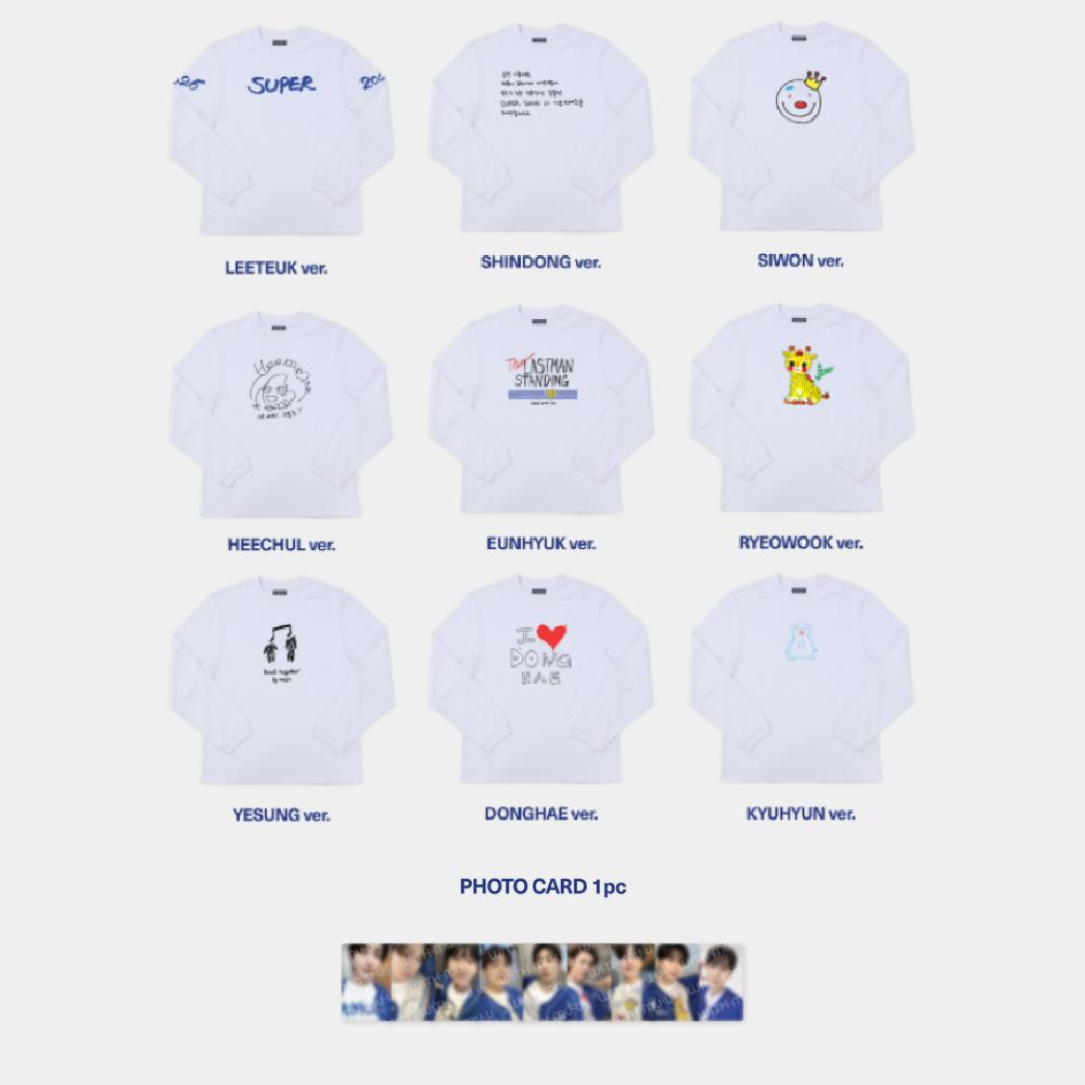 Pre-order SUPER JUNIOR SUPER SHOW 10 SJ-CORE Handwriting Long Sleeve Set