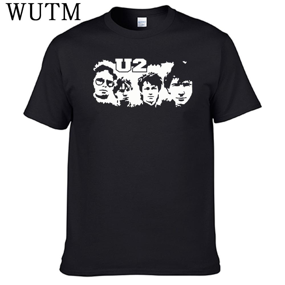 Rock Band U2 Tshirt 100 Cotton Men Shirt