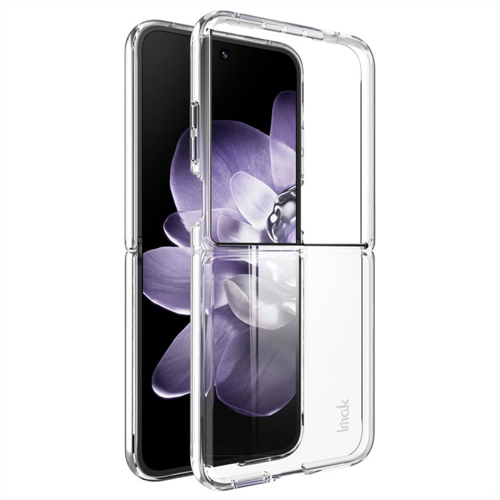 

IMAK Crystal Case II Pro for Xiaomi Mix Flip 5G Case Clear PC Phone Cover (Upper Cover+Lower Cover) A