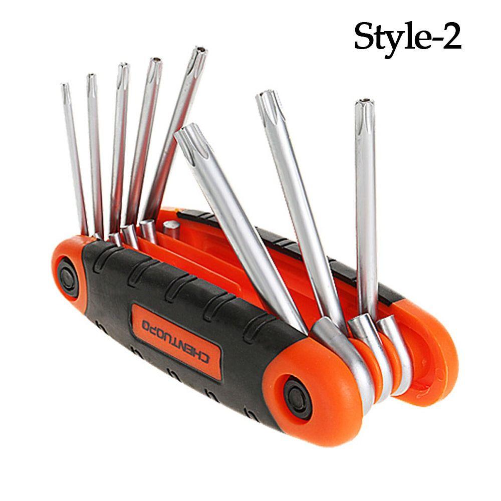 Durable 8 In 1 Multifunctional Hand Tool Hexagon Spanner Hexagonal Wrench Screwdriver Set