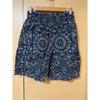 Used Cookman Paisley Pattern Half Pants Shorts Navy Bandana Pattern