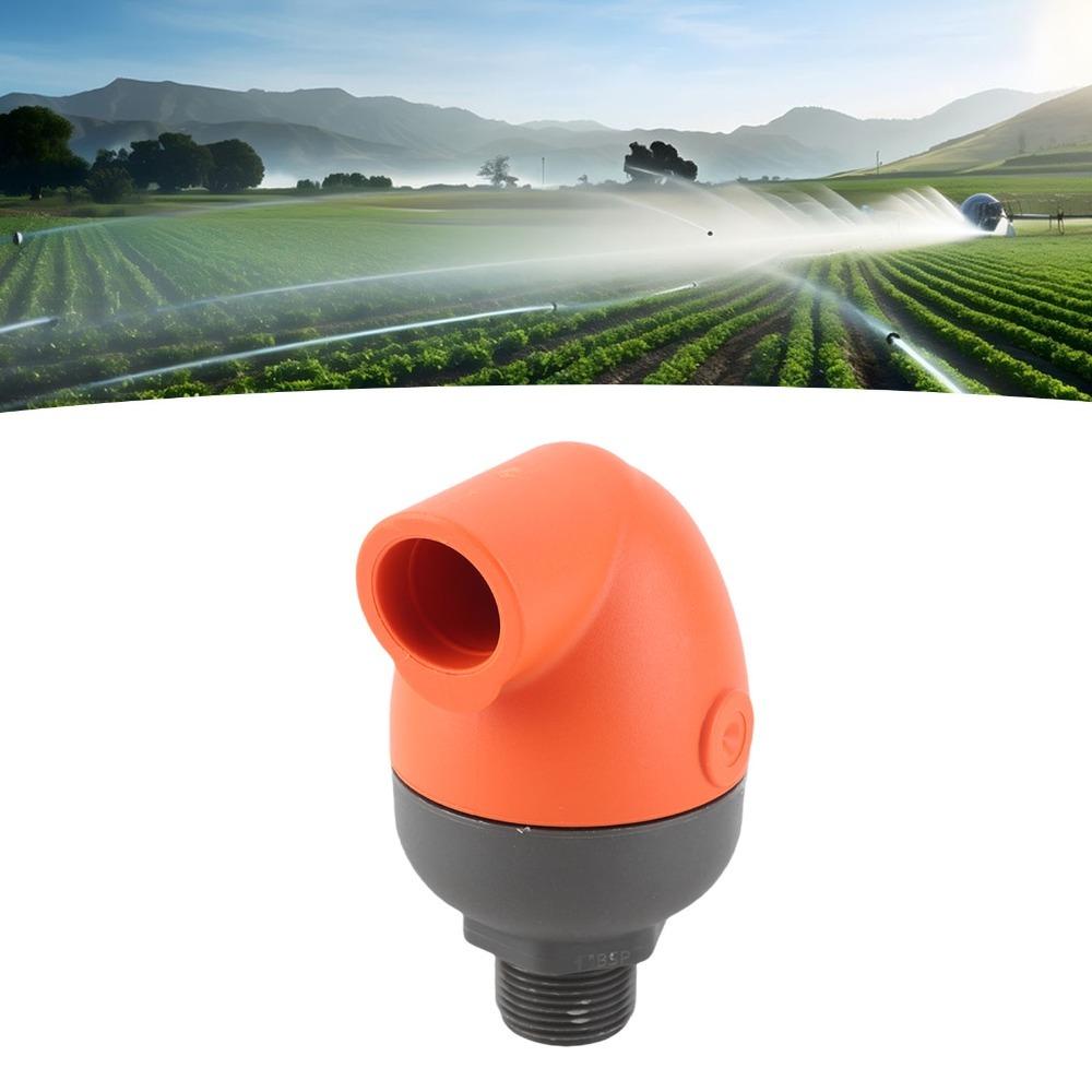 Orange and Black Grey Agricultural Irrigation Exhaust Valve  Lawn Irrigation