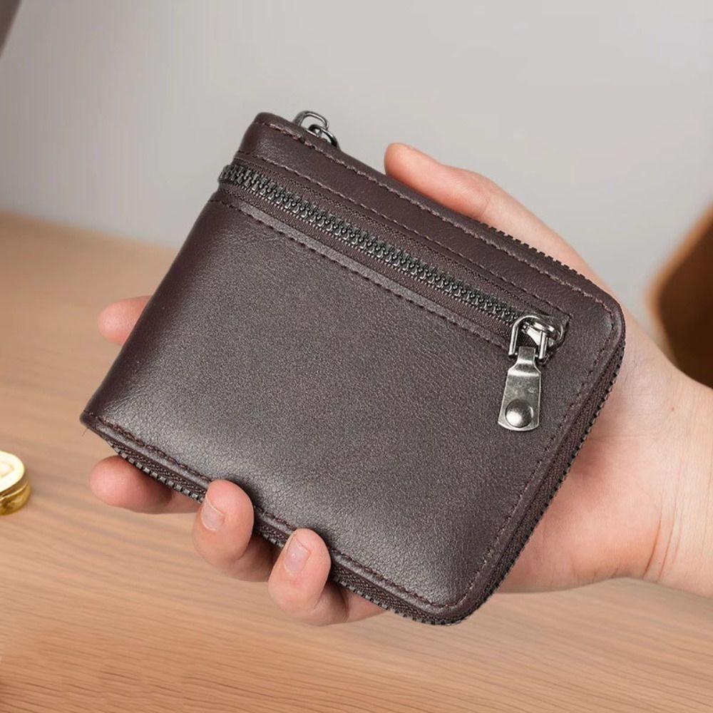 Coin Purses Fold Wallet ID Card Holder Business Purse Fashion Men's Short Wallet  Daily