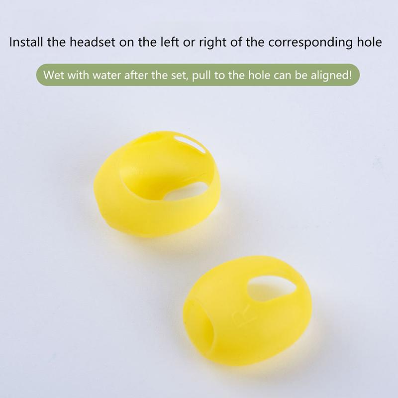 1 Paar Kabellose Bluetooth Kopfhörer Silikonkappen Weiches Zubehör Headset Ohrstöpsel Abdeckung Ohrabdeckung Spitzen Zubehör Pad Hülle