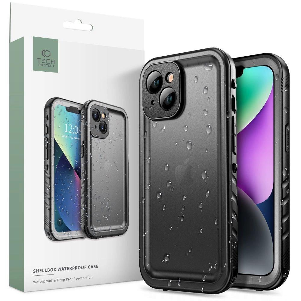 Capa Ip68 à prova d'água Tech-Protect Shellbox para iPhone 14 - preta