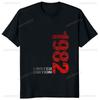 Limited Edition 1982 Vintage Printed Tshirt 80s Casual Fashion Streetwear Birthday Gift Tshirt Hip Hop Harajuku Y2K Unisex T Shirt