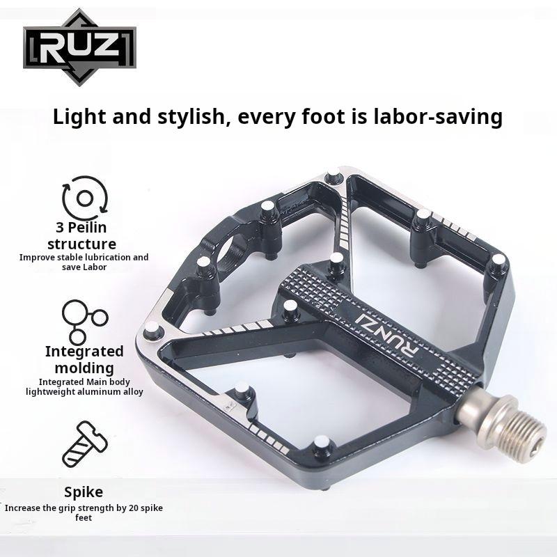 3 Bearing Bike Pedal Ultralight Aluminum Alloy MTB Road Bicycle Pedal Widen Anti-slip Cycling Pedal Bike Accessories