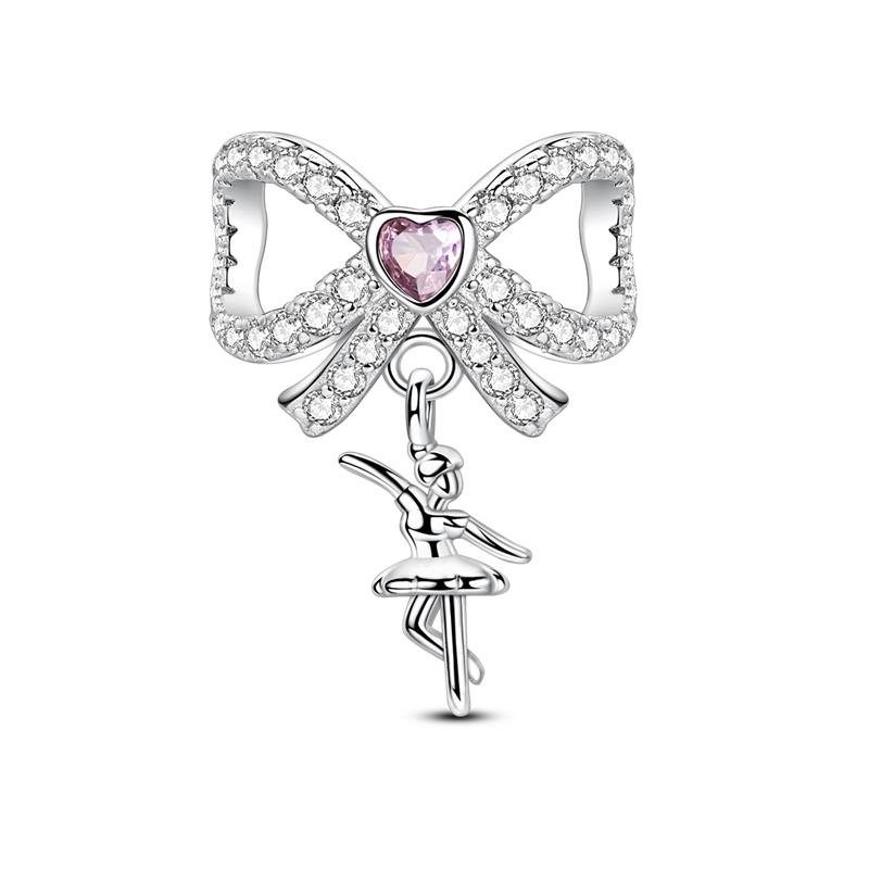 Neworiginalcopper Charm Bead Mother'S Day Love Heart Family Pendant Fits Bracelet Womens Jewelry Gift