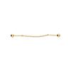 Titanium Earring With Chain - Gold - Tsz-011 1.2/38/3