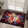 Braga FC Design Crystal Velvet Carpet Cozy Non?Slip Printed Rug For Bedroom Living Room Entrance