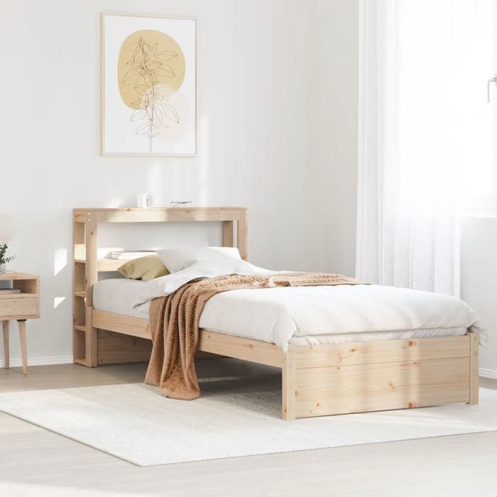 VidaXL Bed Frame with Headboard Without Mattress 90x200 Cm 3305989