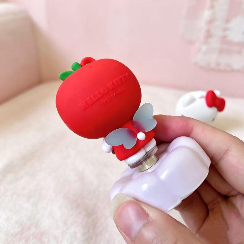 Cartoon Genuine Vinyl Doll Hello Kitty Action Figures With Rotatable Base Cake Decoration Model Desktop Toy Car Decor Ornaments