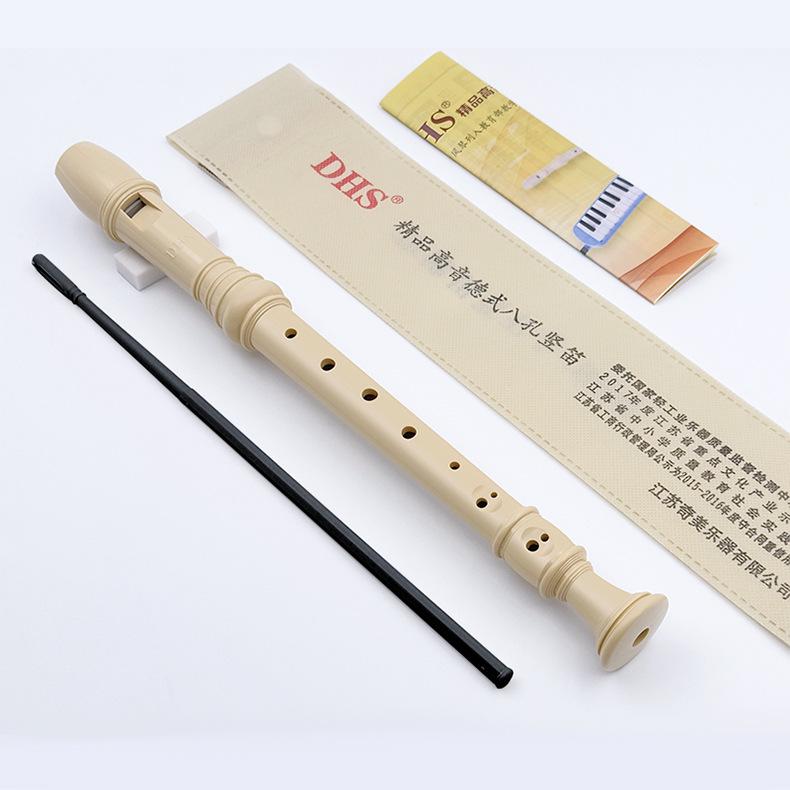 Flauta Dulce Estilo Alemán Chime DHS - Llave C, Flauta de 6 Agujeros/8 Agujeros de Tono Alto para Principiantes y Niños