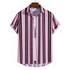 Men's Cable Knit Collar Shirt