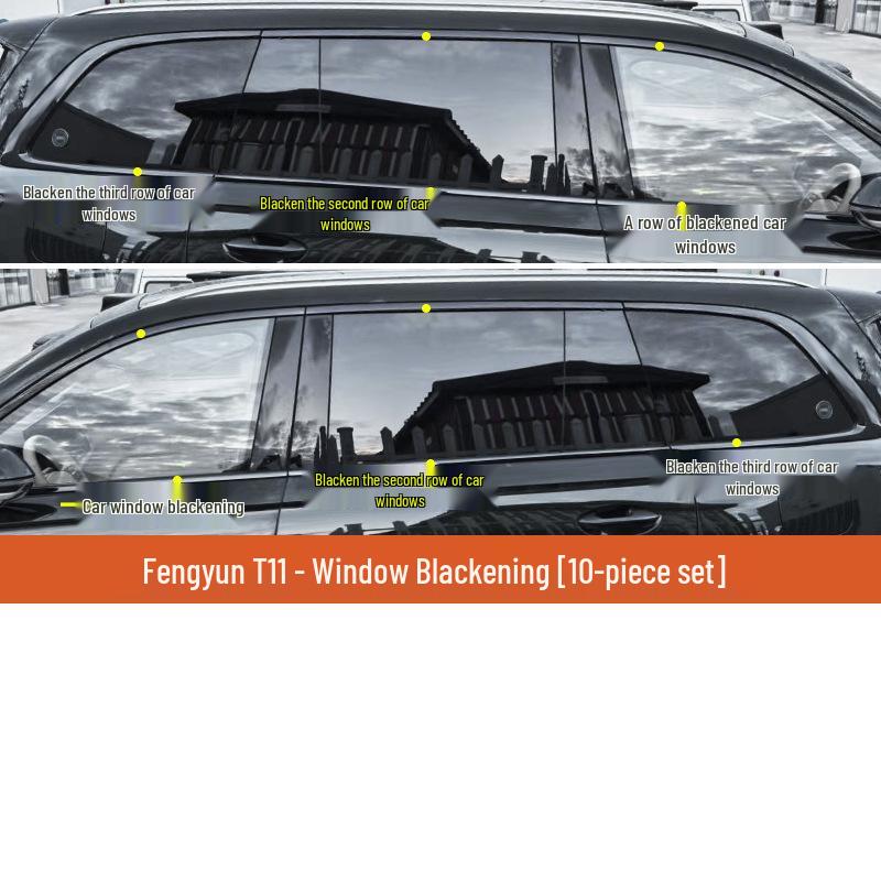 Chery Fengyun T11 Car Window Blackout Kit & Door Frame Trim