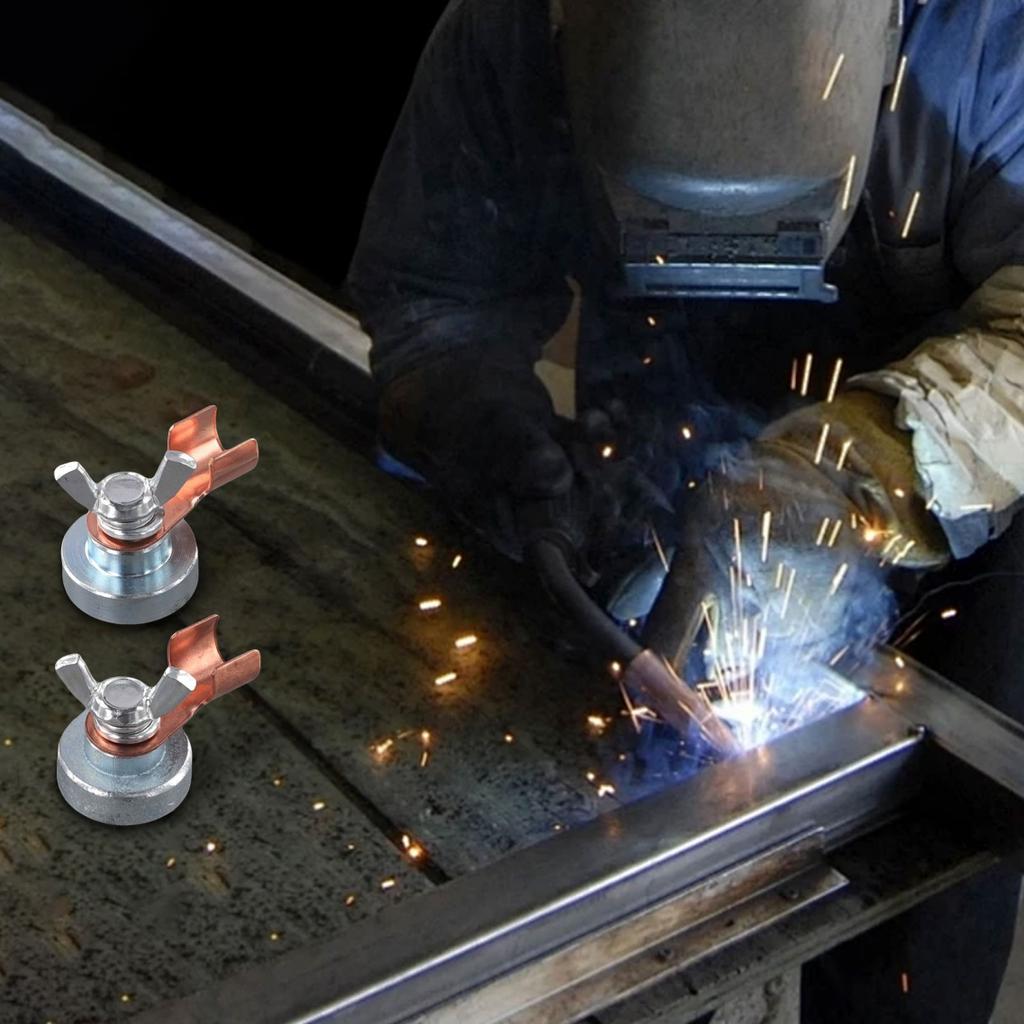 Magnetická uzemňovací svorka pro rychlé a bezpečné uzemnění při svařování