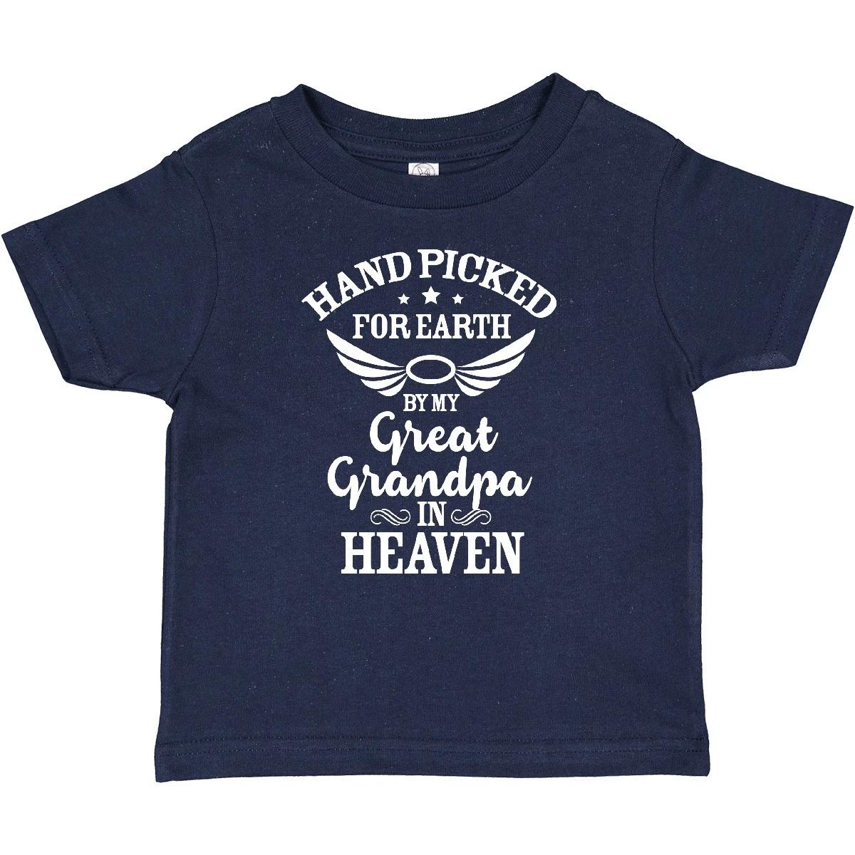 Inktastic Handpicked For Earth By My Great Grandpa In Heaven Baby T-Shirt Family 120