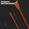 Steel Screwdriver With Industrial Magnetized Tip Slotted/Crossed Screwdriver Multifunctional Magnetic Tool