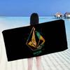 V-Volcoms LOGO Beach Towel Colorful Bath Towels for Girl Microfiber Quick Dry Sand Free Beach Yoga Spa Gym Pool