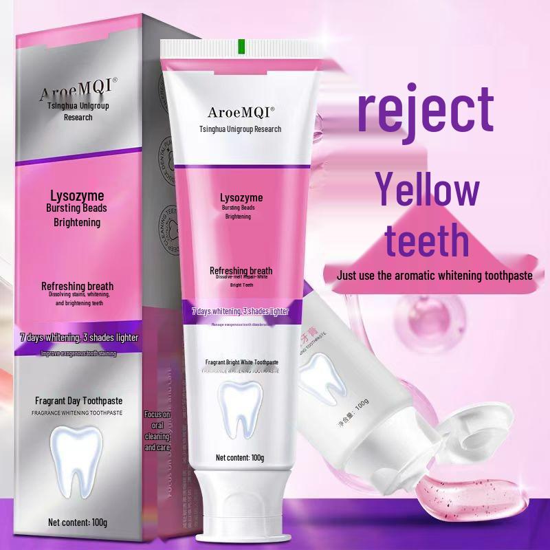 Lysozyme Fresh Burst Whitening Toothpaste Desensitizing Paste for Fresh Breath - Top Seller