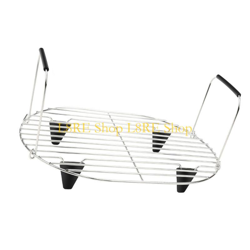 

L8RE Stainless Steel Roast and Steamer Rack with Silicone Feet for 8.5 Quart Slow Cookers Multifunctional Kitchen Accessory China Mainland