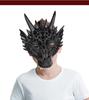 Nuova Maschera 3D Testa di Drago per Festa Festival Halloween Cosplay Animale Mezza Faccia Maschera Dinosauro Creatura Carnevale Maschera di Maschera