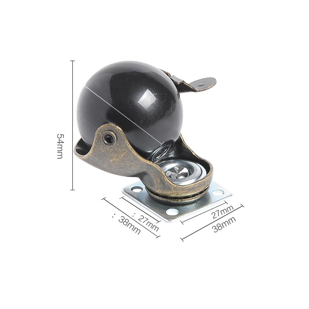 Ball Universal Wheel with Top Plate Swivel Caster Wheels for Furniture Office Chair