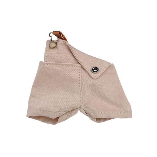 Oblečení pro panenku 17cm La Bubu Rybářský klobouk a sada overalů