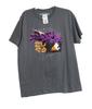 Disney Pixar Lightyear Zurg Size L Graphic T-Shirt Gray Short Sleeve Crewneck