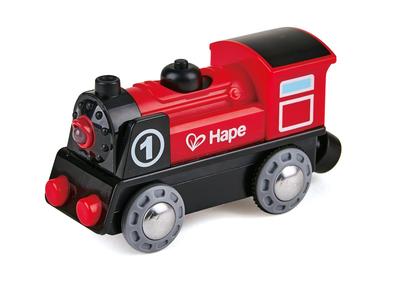 Hape Battery-Powered! Shiny Steam Train E3703